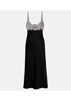 Valentino Embellished midi dress