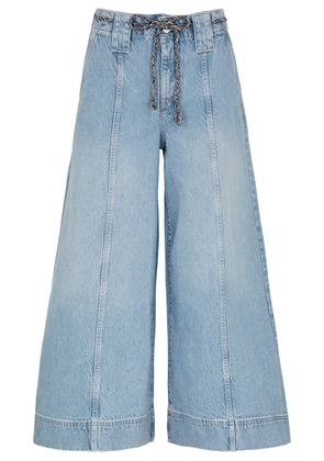 Free People Sheer Luck Wide-leg Jeans - Denim - 24 (W24 / UK6 / XS) - 24 (W24 / UK6 /xs)