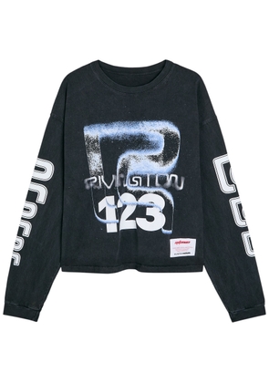 Rivington Roi Rebis Alma Printed Cotton T-shirt - Black - L