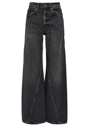 Anine Bing Brie Wide-leg Jeans - Black - 26 (W26 / UK8 / S)