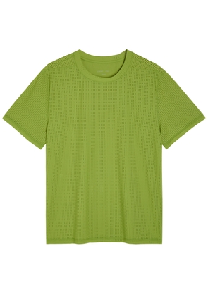 Literary Sport James Perforated Running T-shirt - Green - S