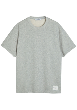 Givenchy Logo Cotton T-shirt - Light Grey - M