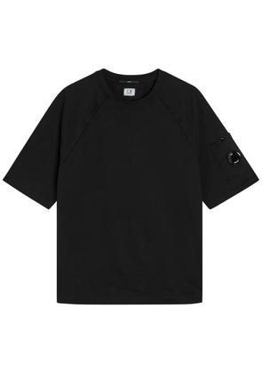 C.P. Company Logo Cotton T-shirt - Black - M