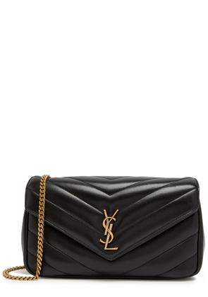 Saint Laurent Loulou Medium Quilted Leather Shoulder bag - Black - One Size