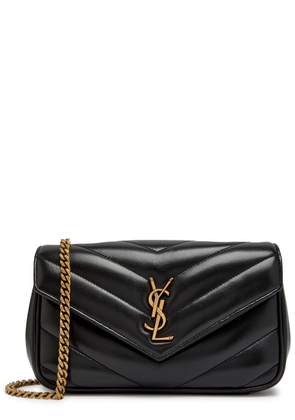 Saint Laurent Loulou Small Quilted Leather Shoulder bag - Black - One Size