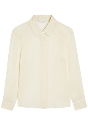 Dries Van Noten Clavinia Ramie Shirt - Ivory - 38 (UK10 / S)