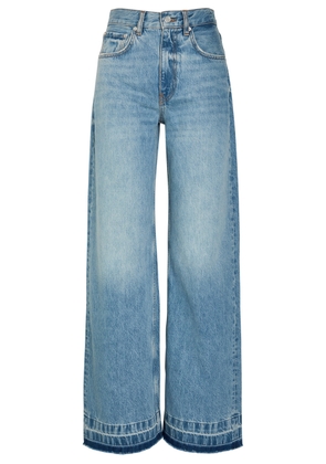 Anine Bing Lewis Wide-leg Jeans - Denim - 26 (W26 / UK8 / S)