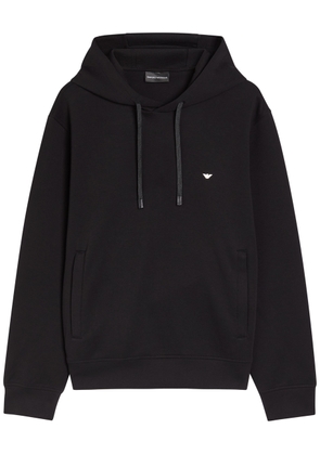 Emporio Armani Hooded Jersey Sweatshirt - Black - M