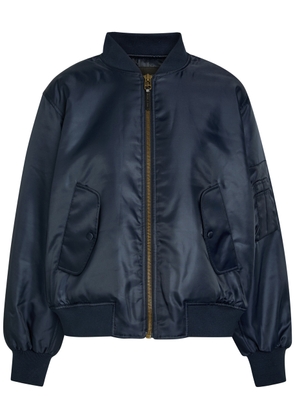 Anine Bing Leon Padded Shell Bomber Jacket - Navy - L (UK14 / L)
