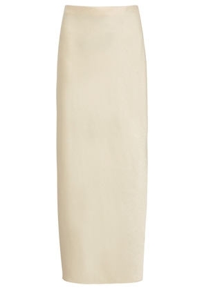 Vince Satin Maxi Skirt - Cream - 2 (UK6 / XS)