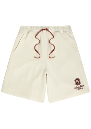 Amiri Chateau Appliquéd Woven Shorts - White - M