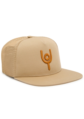 Now You Live Trucker Logo-embroidered Twill cap - Beige - One Size