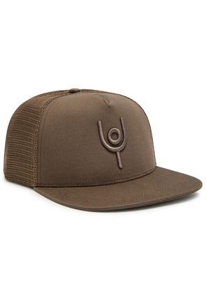 Now You Live Trucker Logo-embroidered Twill cap - Brown - One Size