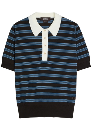 Wales Bonner Breeze Merino Wool Polo Shirt - Multicoloured 1 - S