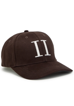 Les Deux Encore Logo-embroidered Faux Suede cap - Dark Brown - One Size