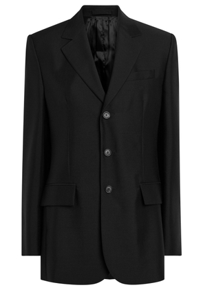 Wardrobe.nyc Mohair-blend Blazer - Black - L (UK14 / L)