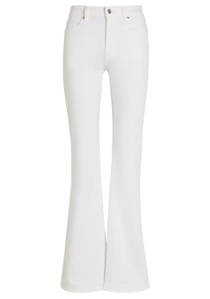Frame The Icon Long Flared-leg Jeans - White - 25 (W25 / UK6 / XS)