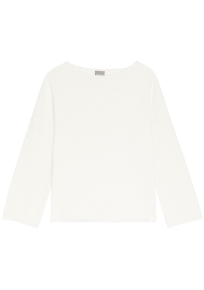 MM Locusta Stretch-cotton Jumper - White - M (UK12 / M)