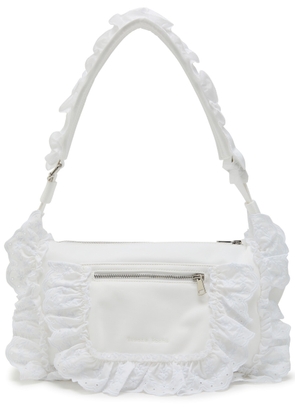 Simone Rocha Pillowcase Ruffled Nylon Shoulder bag - White - One Size