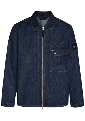 Stone Island Denim Overshirt - Blue - L