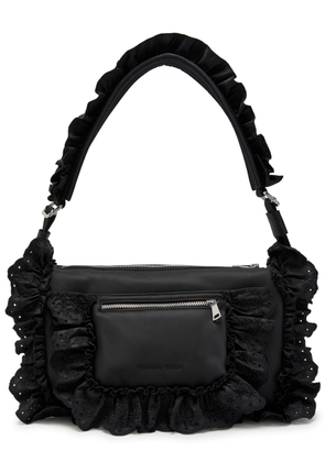Simone Rocha Pillowcase Ruffled Nylon Shoulder bag - Black - One Size