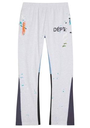 Gallery Dept. Paint-splatter Effect Cotton Sweatpants - Grey - XL