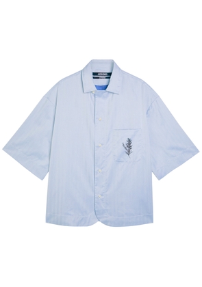 Jacquemus La Chemise Gardian Printed Cotton Shirt - Light Blue - 50 (IT50 / L)