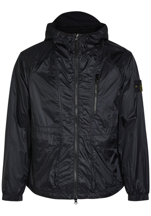 Stone Island Hooded Ripstop Shell Jacket - Navy - L