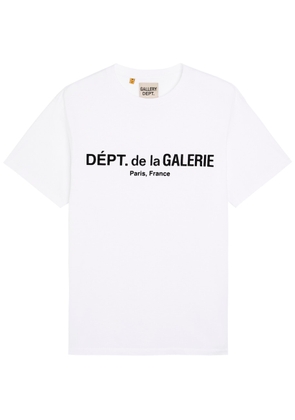 Gallery Dept. Logo Appliqué Cotton T-shirt - White - S