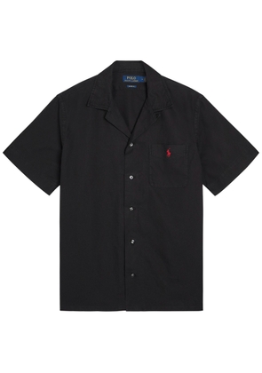 Polo Ralph Lauren Logo-embroidered Cotton Shirt - Black - M