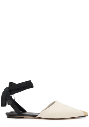 Jacquemus Les Sandales Espadrilles Canvas Flats - Beige - 40 (IT40 / UK7)