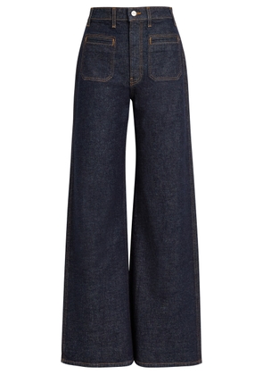 Khaite Delmonico Wide-leg cut Denim Jeans - Indigo - 27 (W27 / UK8-10 / S)