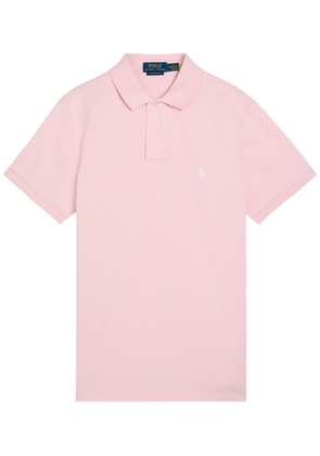 Polo Ralph Lauren Logo Cotton Polo Shirt - Pink - S