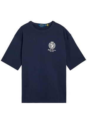 Polo Ralph Lauren Printed Crest Cotton T-shirt - Navy - L