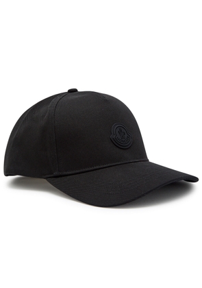 Moncler Logo-appliquéd Cotton cap - Black - One Size