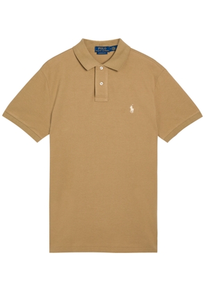 Polo Ralph Lauren Logo Cotton Polo Shirt - Tan - L