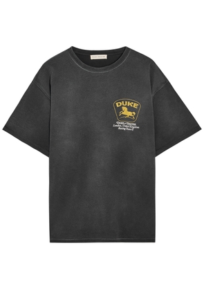 Duke And Dexter Sponsors Vintage Printed Cotton T-shirt - Black And White - L