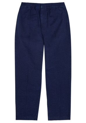 Officine Générale Hadrian Seersucker Trousers - Navy - 46 (IT46/ S)