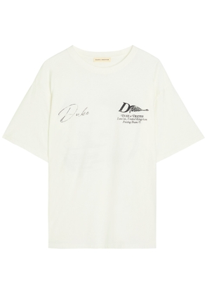 Duke And Dexter DR3 Helmet Printed Cotton T-shirt - White - M