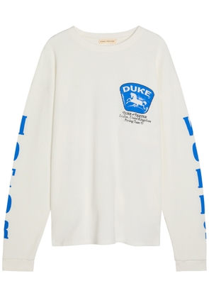 Duke And Dexter Sponsors Printed Waffle T-shirt - White - M