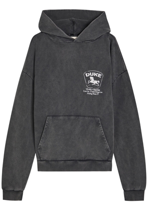 Duke And Dexter Sponsors Printed Cotton Sweatshirt - Grey - S