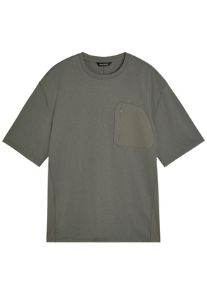 Hiking Patrol Panelled Stretch-jersey T-shirt - Grey - S