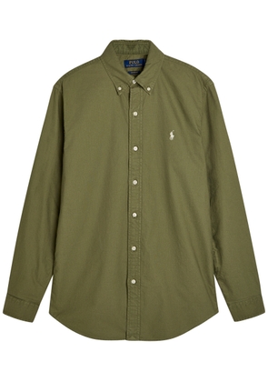 Polo Ralph Lauren Logo-embroidered Cotton Shirt - Green - L