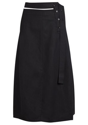 Studio Nicholson Belted Midi Skirt - Dark Purple - 8 (UK8 / S)