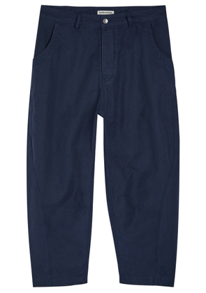 Ymc Barrel-leg Canvas Trousers - Navy - 30 (W30 / S)