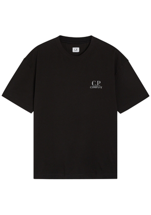 C.P. Company Logo Print Cotton T-shirt - Black - S
