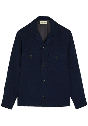 Officine Générale Jean-baptiste Seersucker Jacket - Navy - S