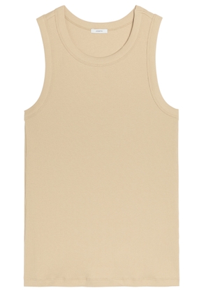 Joseph Yeux Ribbed Stretch-cotton Tank - Beige - S (UK8-10 / S)