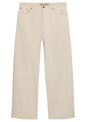 Valentino Garavani Wide-leg Denim Jeans - White - 36 (W36 / XL)
