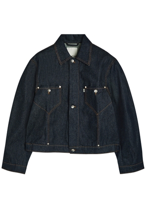 Ymc Raw Panelled Denim Jacket - Indigo - L
